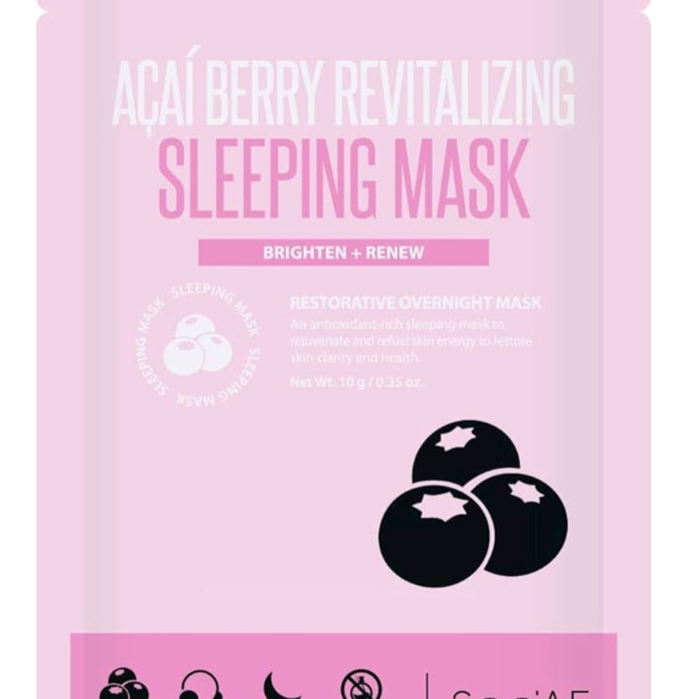 Açaí Berry Revitalizing Sleep Mask Set of 12